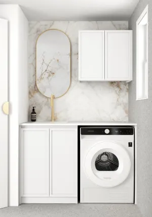 Laundry Kit 1305A Hampshire White with Matte White Top by Otti Australia, a Cabinetry for sale on Style Sourcebook