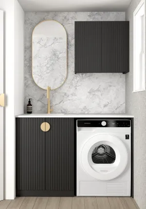 Laundry Kit 1305A Marlo Black with Pure White Top by Otti Australia, a Cabinetry for sale on Style Sourcebook