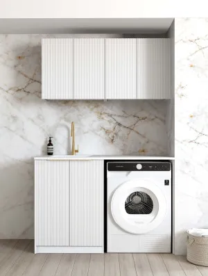 Laundry Kit 1305B Bondi White with Pure White Top by Otti Australia, a Cabinetry for sale on Style Sourcebook