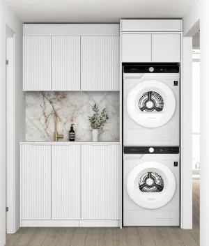 Laundry Kit 1715C Noosa White with Matte White Top by Otti Australia, a Cabinetry for sale on Style Sourcebook
