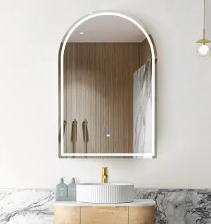 LED Archie 900x600 Natural Oak Shaving Cabinet by Otti Australia, a Shaving Cabinets for sale on Style Sourcebook