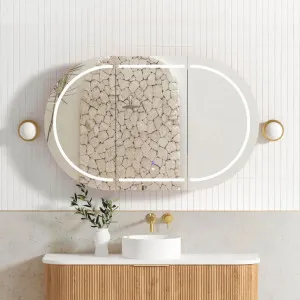 LED Bondi 1200x750 Natural Oak Shaving Cabinet - Premium by Otti Australia, a Shaving Cabinets for sale on Style Sourcebook