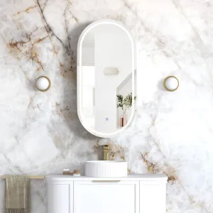 LED Noosa 900x450 White Shaving Cabinet - Premium Edition by Otti Australia, a Shaving Cabinets for sale on Style Sourcebook