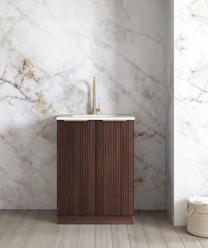 Mini Laundry 650mm Marlo Black with Cloudy Carrara Top by Otti Australia, a Cabinetry for sale on Style Sourcebook