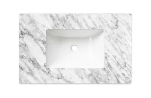 Natural Carrara Marble 750x465x18 Top with Undermount Basin by Otti Australia, a Vanities for sale on Style Sourcebook