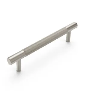 Nord - Brushed Nickel 128/165mm  Handle (128mm Hole to Hole ; 165mm Total Length) by Otti Australia, a Cabinet Hardware for sale on Style Sourcebook