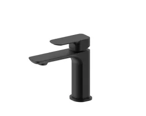 Oskar Basin Mixer Matte Black by Otti Australia, a Bathroom Taps & Mixers for sale on Style Sourcebook