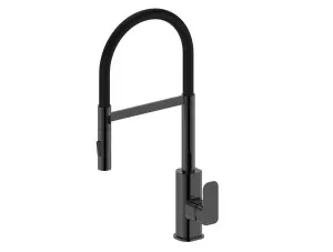 Oskar Pull Out Kitchen Mixer Gun Metal by Otti Australia, a Kitchen Taps & Mixers for sale on Style Sourcebook