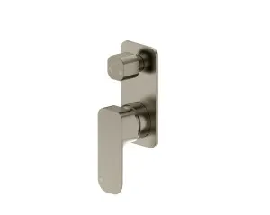 Oskar Shower Mixer With Diverter Brushed Nickel by Otti Australia, a Bathroom Taps & Mixers for sale on Style Sourcebook