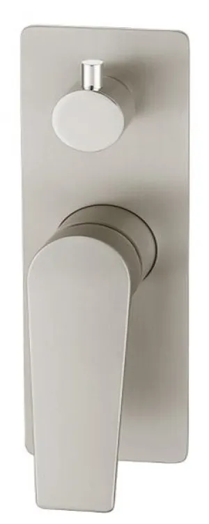 Zevio Diverter Shower Mixer Brushed Nickel by Otti Australia, a Bathroom Taps & Mixers for sale on Style Sourcebook