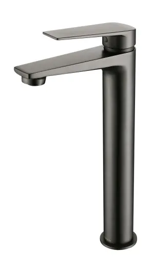 Zevio Tall Basin Mixer Gun Metal by Otti Australia, a Bathroom Taps & Mixers for sale on Style Sourcebook