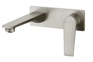 Zevio Wall Basin Mixer Brushed Nickel by Otti Australia, a Bathroom Taps & Mixers for sale on Style Sourcebook