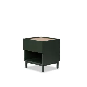 Murphy Bedside Table - Green/Natural - Mocka by Mocka., a Side Table for sale on Style Sourcebook