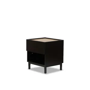 Murphy Bedside Table - Black/Natural - Mocka by Mocka., a Side Table for sale on Style Sourcebook