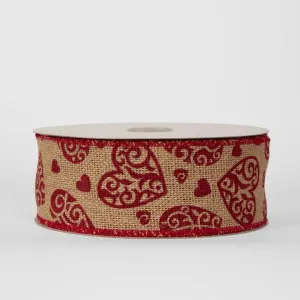 6.35cm Jute Hearts 22.86m by Florabelle Living, a Decorative Accessories for sale on Style Sourcebook