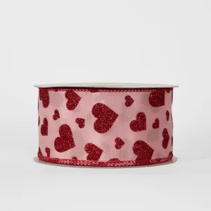 6.35cm Pink Red Hearts 22.86m by Florabelle Living, a Decorative Accessories for sale on Style Sourcebook