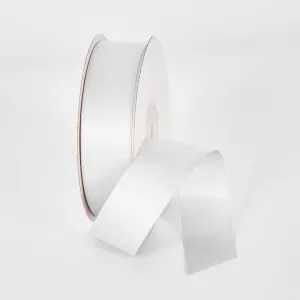 Off White 25mm Double Sided Satin Ribbon 25 Yards - P000 by Florabelle Living, a Decorative Accessories for sale on Style Sourcebook