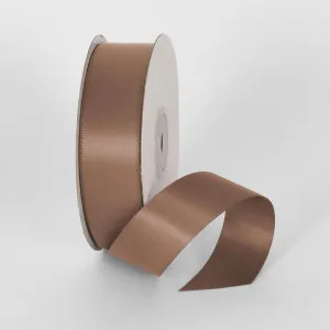 Peacan Brown 22.86m - 25mm Double Sided Satin Ribbon P779 by Florabelle Living, a Decorative Accessories for sale on Style Sourcebook