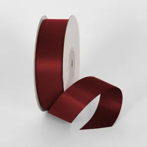 Dark Red 91.4m - 25mm Double Sided Satin Ribbon P268 by Florabelle Living, a Decorative Accessories for sale on Style Sourcebook