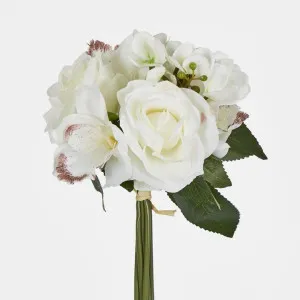Rose Hydrangea and Cymbidium Orchid Bouquet White by Florabelle Living, a Plants for sale on Style Sourcebook