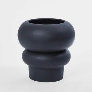 Little Fatty Pot Large Black by Florabelle Living, a Plant Holders for sale on Style Sourcebook