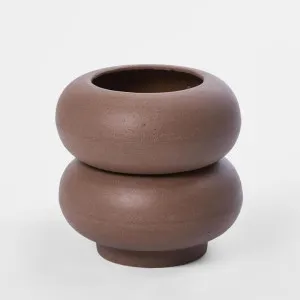 Little Fatty Pot Medium Clay by Florabelle Living, a Plant Holders for sale on Style Sourcebook