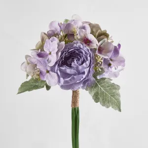 Ranunculus Hydrangea Bouquet Purple by Florabelle Living, a Plants for sale on Style Sourcebook