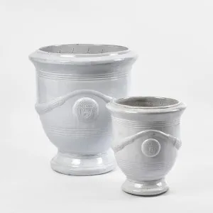 Anduze Planter Set of 2 White by Florabelle Living, a Plant Holders for sale on Style Sourcebook