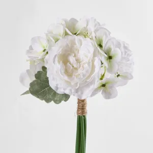 Ranunculus Hydrangea Bouquet White by Florabelle Living, a Plants for sale on Style Sourcebook