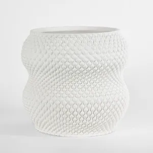 Baruk Planter White Large by Florabelle Living, a Plant Holders for sale on Style Sourcebook