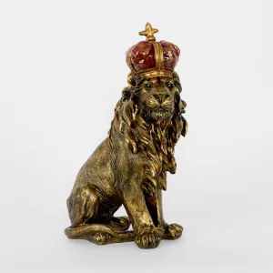 Regal Lion Figurine by Florabelle Living, a Christmas for sale on Style Sourcebook