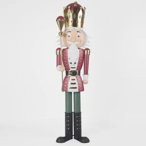 Regal Nutcracker with Staff - Red Jacket by Florabelle Living, a Christmas for sale on Style Sourcebook