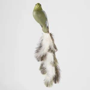 Veere Green Clip on Bird by Florabelle Living, a Christmas for sale on Style Sourcebook