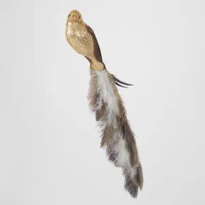 Savonne Glitter Clip on Bird by Florabelle Living, a Christmas for sale on Style Sourcebook