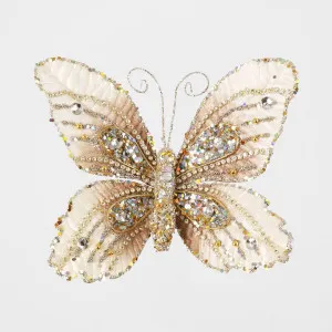 Velvet Crystal Clip on Butterfly by Florabelle Living, a Christmas for sale on Style Sourcebook