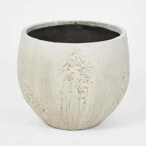 Oyster Planter SML Chalk by Florabelle Living, a Plant Holders for sale on Style Sourcebook