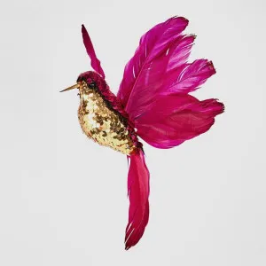 Salsan Sequin Hanging Hummingbird by Florabelle Living, a Christmas for sale on Style Sourcebook