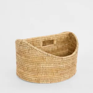 Paume Rattan Magazine Holder Natural by Florabelle Living, a Decorative Accessories for sale on Style Sourcebook