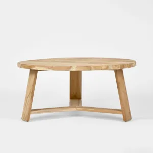 Bermuda Teak Coffee Table 90cm - Outdoor Under-Cover by Florabelle Living, a Coffee Table for sale on Style Sourcebook