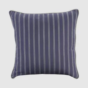 55cm Throw Cushion Navy/White Stripe by Florabelle Living, a Cushions, Decorative Pillows for sale on Style Sourcebook