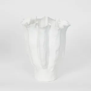 Axel Vase SML White by Florabelle Living, a Decorative Accessories for sale on Style Sourcebook