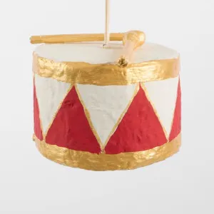Mache Drum Tree Decoration Red by Florabelle Living, a Christmas for sale on Style Sourcebook