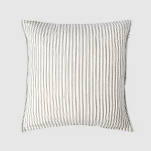 Ticking Cushion Grey 50x50 - Cover only by Florabelle Living, a Cushions, Decorative Pillows for sale on Style Sourcebook