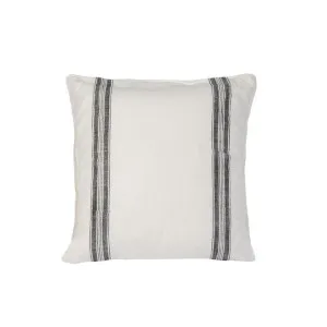 Stripe Slub Cushion 50x50 Whte - Cover only by Florabelle Living, a Cushions, Decorative Pillows for sale on Style Sourcebook