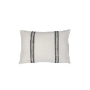 Stripe Slub Cushion 40x60 White - Cover only by Florabelle Living, a Cushions, Decorative Pillows for sale on Style Sourcebook