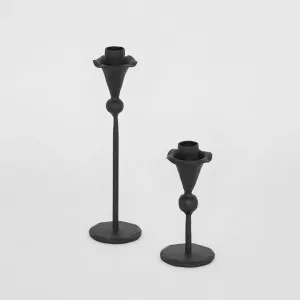 Claudia Forged Iron Candle Holder Set of 2 by Florabelle Living, a Decorative Accessories for sale on Style Sourcebook
