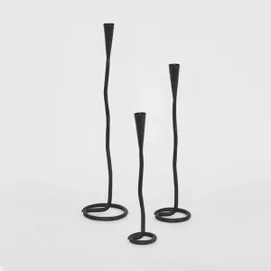 Mordan Forged Iron Candle Holder Set of 3 by Florabelle Living, a Decorative Accessories for sale on Style Sourcebook