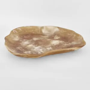 Halo Bowl Swirl Resin Toffee by Florabelle Living, a Decorative Accessories for sale on Style Sourcebook