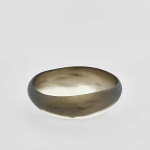 Halo Bowl Medium Swirl Resin B&W by Florabelle Living, a Decorative Accessories for sale on Style Sourcebook