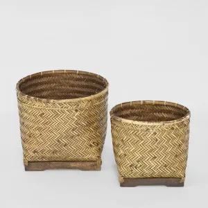 Lila Rattan Basket Set Of 2 by Florabelle Living, a Decorative Accessories for sale on Style Sourcebook
